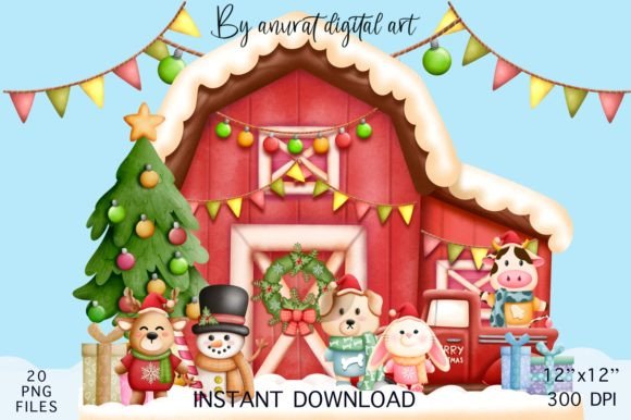 Animal Christmas: Festive Design Assets for Creators