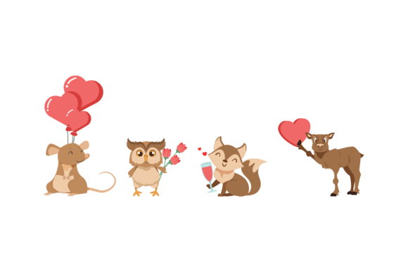 Animal Love Vector: Designing with Heartfelt Illustrations