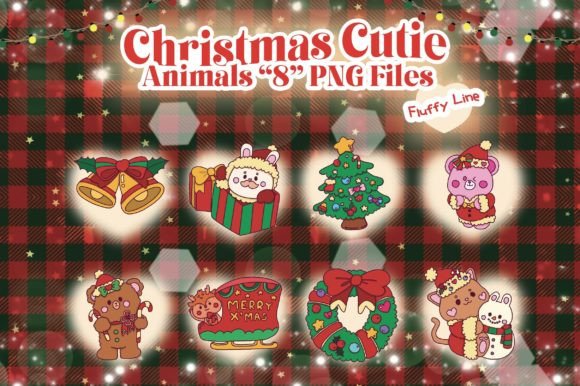 Christmas Animal Cutie: Crafting Festive Warmth with Hand-Drawn Charm