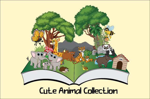 Cute Animal Collection: A Playful Asset for Modern Design