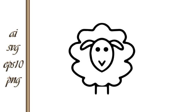 Ewe Animal Sketch Hand Drawn Clipart: A Designer's Perspective