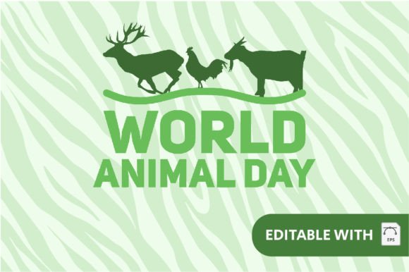 Logo Animal Day: A Creative Font for Stickers & Learning