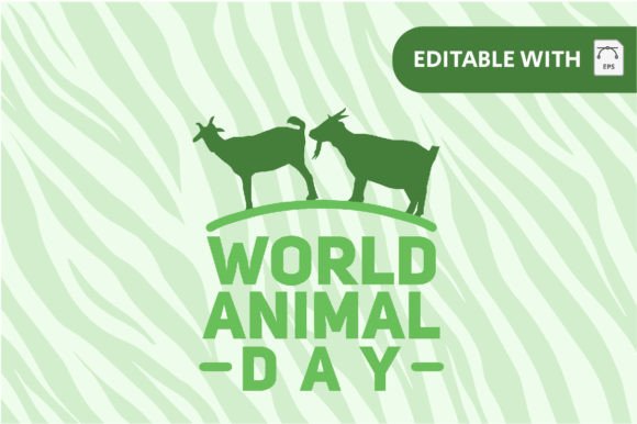 Logo World Animal Day #23: A Creative Font for Animal Lovers