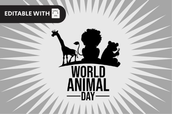 Logo World Animal Day - Animal Day #1 Design Vector Graphic