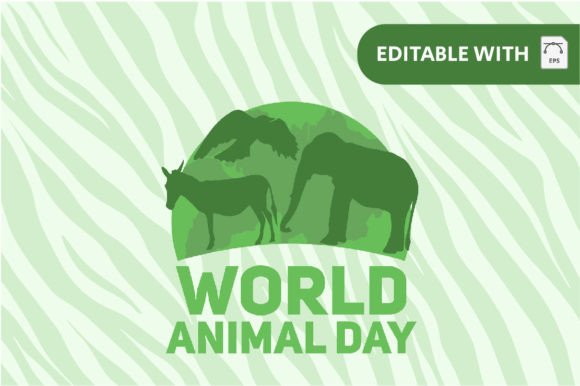 Logo World Animal Day - Animal Day #13: A Creative Font for Designers