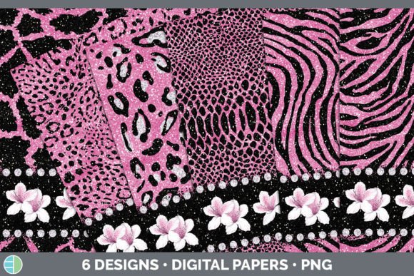 Pink Animal Print Backgrounds: Unleash Your Wild Side with Flower D