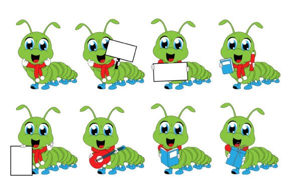 The Versatile Appeal of the Cute Caterpillar Cartoon Graphic